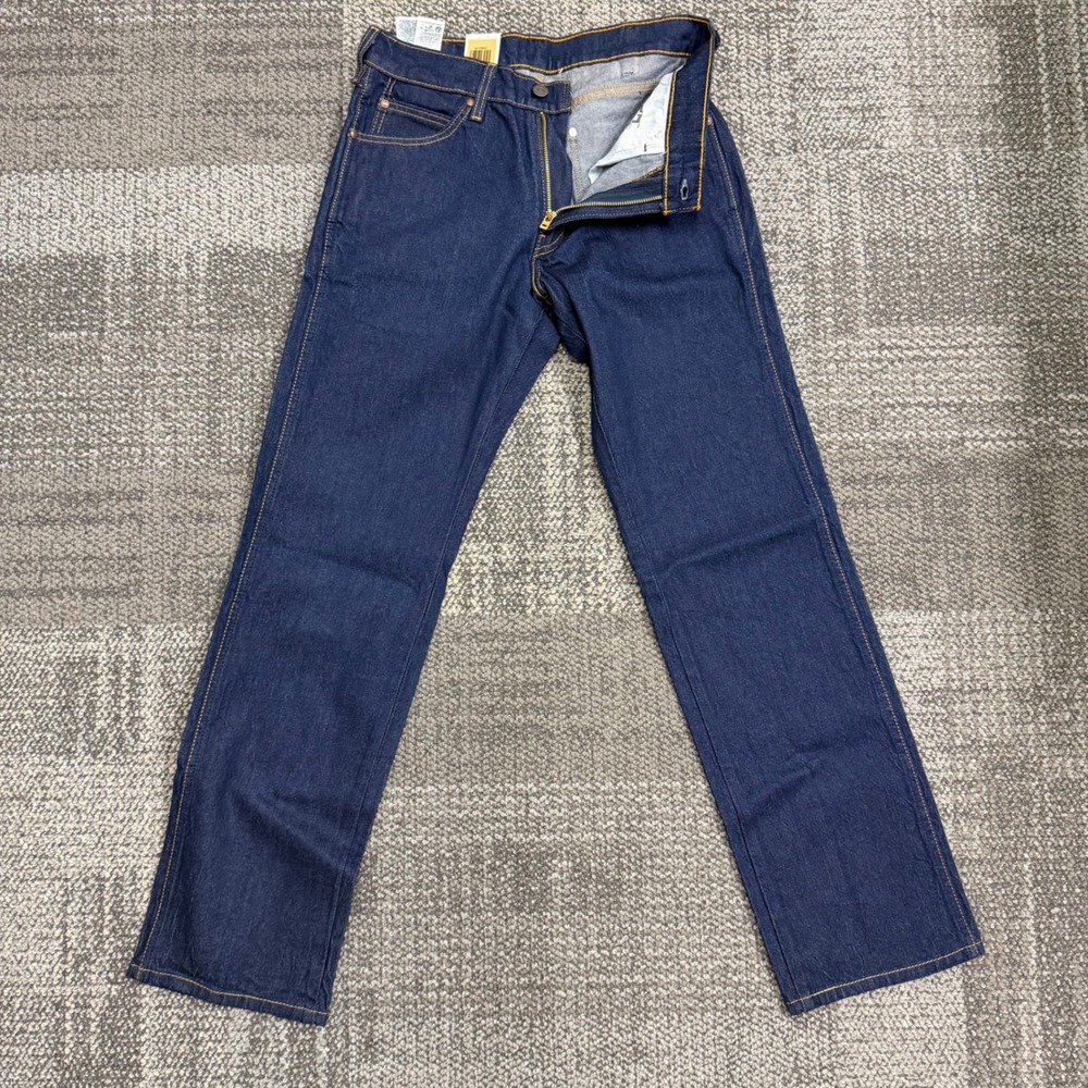 Levis 557 Western Straight Jeans Mens 30x32 Dark Wash Blue
